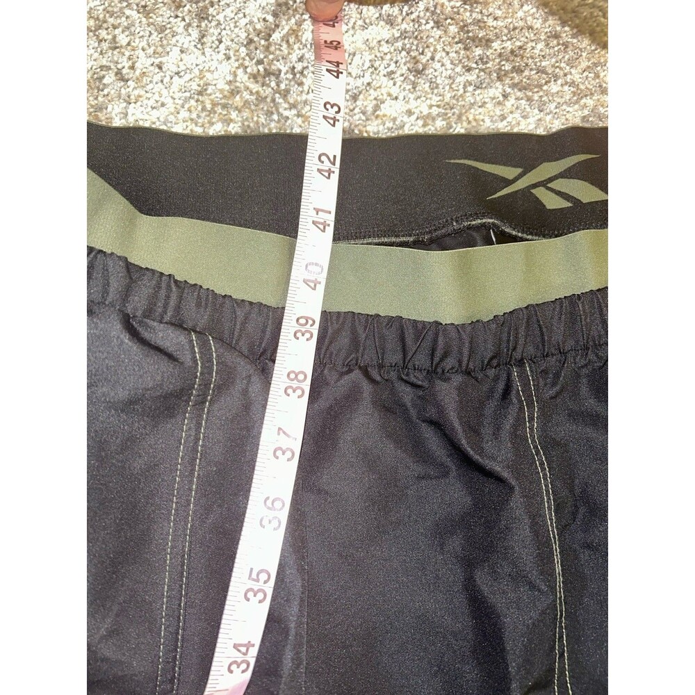 Reebok Cardi B Womens 4x Woven Black Green Joggers Pants Athleisure - Picture 6 of 8